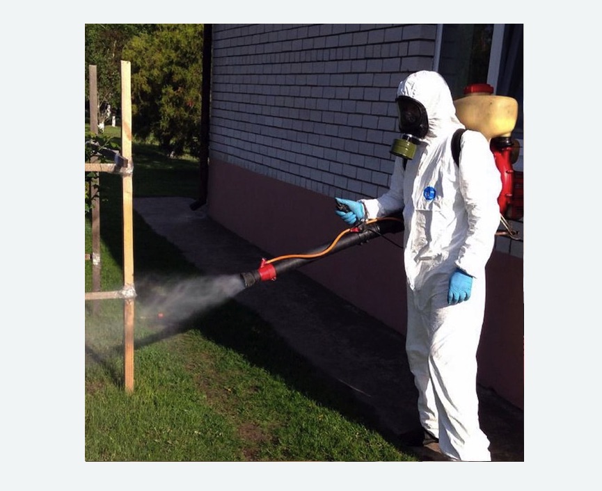 травля клещей на участке в Лисино-Корпусе